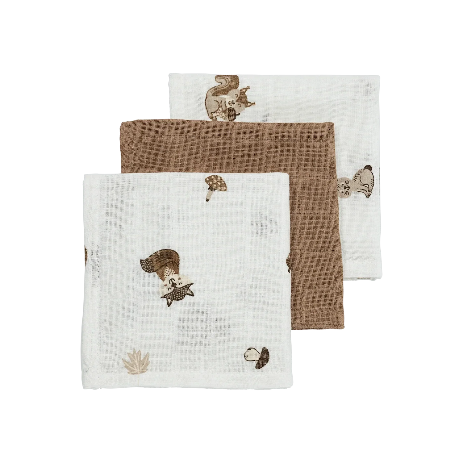 Hydrofiele doeken Forest Animals Toffee