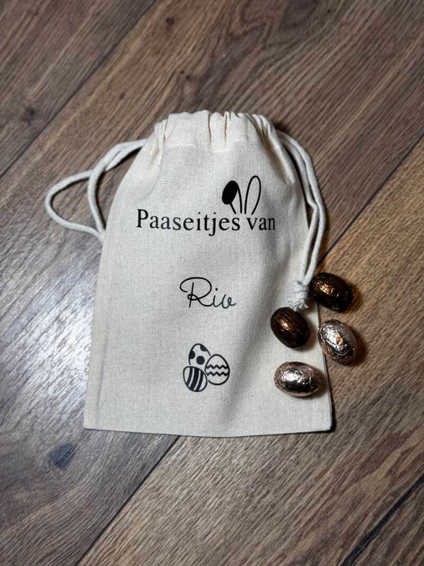 Paaszakje met naam
