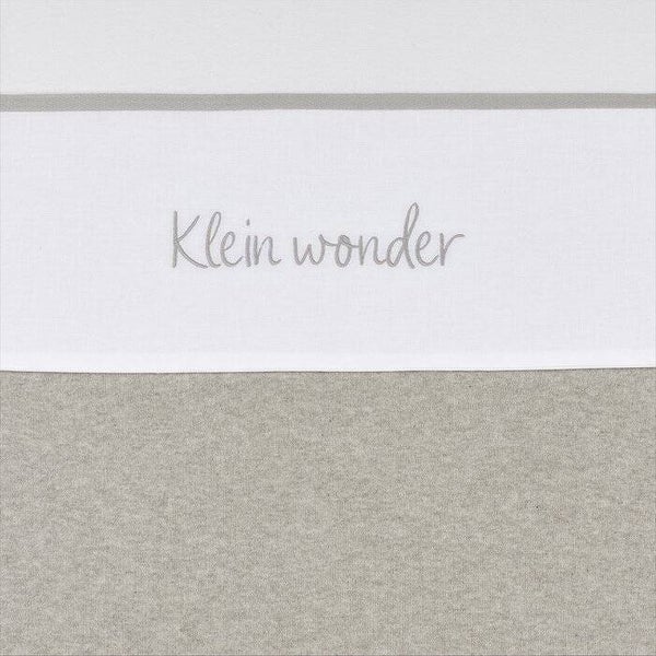Laken borduur Klein wonder Greige75x100cm