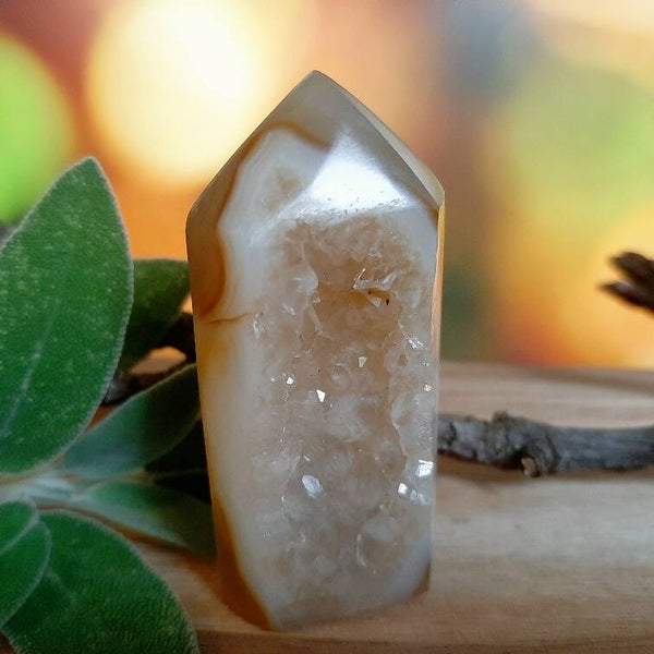 Druzy agaat punt - M