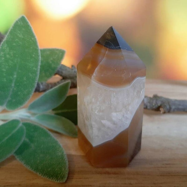 Druzy agaat punt - S