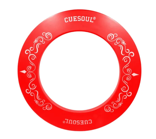 Dartboard Surround avec motif - Rouge