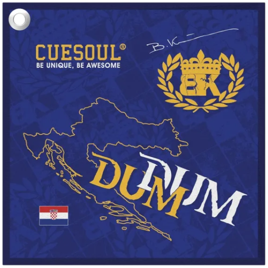 Serviette en microfibre CUESOUL « Boris Krčmar » avec mousqueton