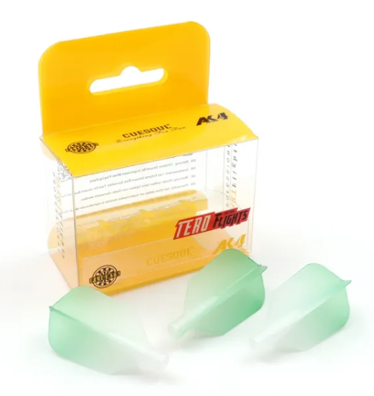 TERO AK4 Ailettes Vert Foncé dégradé - Slim - Lot de 3