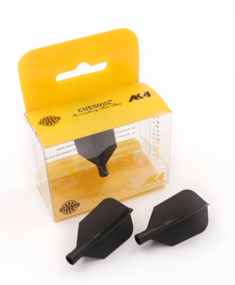 TERO AK4 Ailettes Noir - Slim - Lot de 3