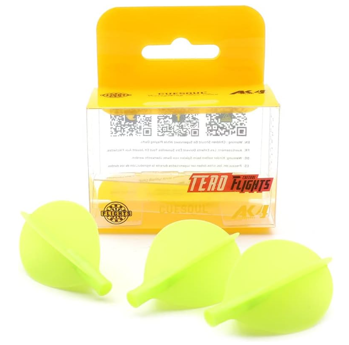 TERO AK4 Ailettes Vert - Teardrop - Lot de 3