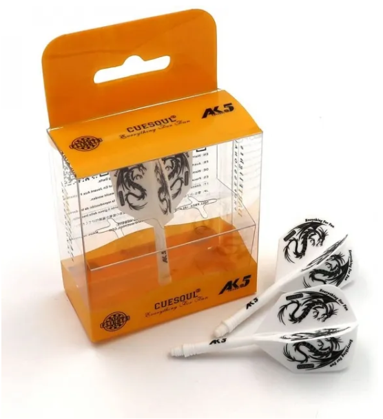 ROST AK5 Blanc Motif Dragon - Big Wing - Lot de 3