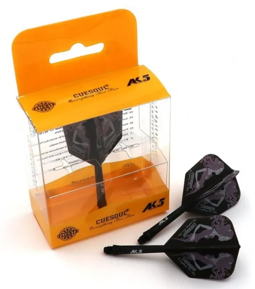 ROST AK5 Noir Motif Fancy Girl - Big Wing - Lot de 3