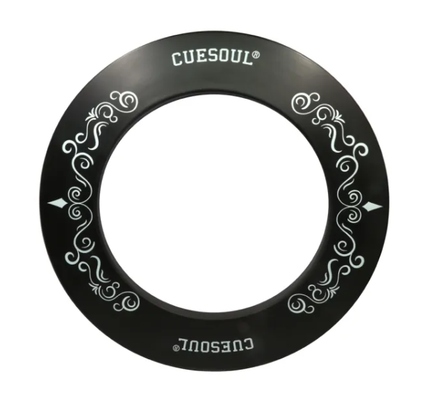 Dartboard Surround avec motif - Noir