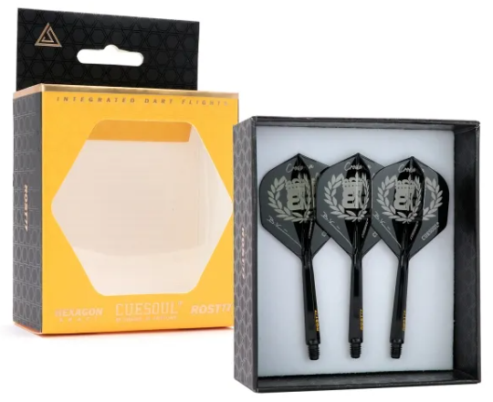 « Boris Krčmar » ROST 77 Small Standard, tige et ailettes intégrées,lot de 3