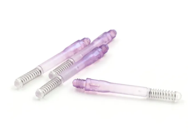 TERO AK7 Tiges Violet Dégradé à ressort intégré - Standard - Lot de 4