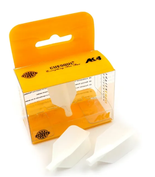 TERO AK4 Ailettes Blanc - Slim - Lot de 3