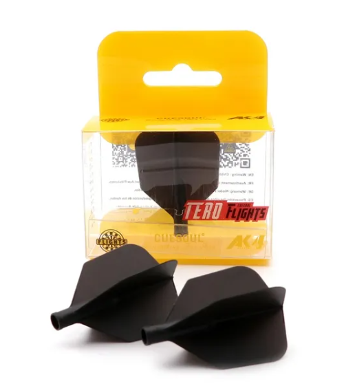 TERO AK4 Ailettes Noir - Big Wing - Lot de 3
