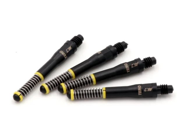 TERO AK7 Tiges Noir à ressort intégré - Standard - Lot de 4