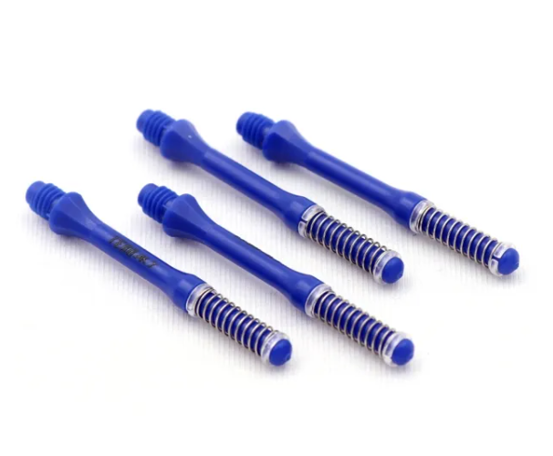 TERO AK7 Tiges Navy Bleu à ressort intégré - Slim - Lot de 4