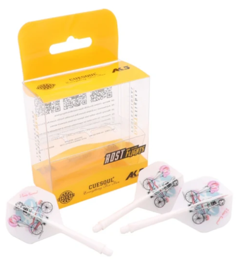 ROST AK5 Blanc Motif Bicycle Girl - Standard - Taille M - Lot de 3