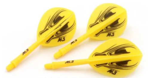 ROST AK5 Jaune Motif Tribal - Teardrop - Taille M - Lot de 3