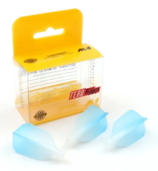 TERO AK4 Ailettes Bleu dégradé - Slim - Lot de 3