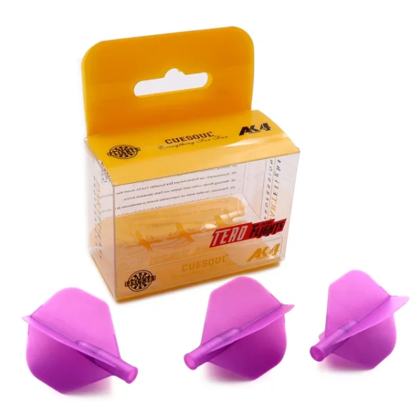 TERO AK4 Ailettes Violet - Standard - Lot de 3