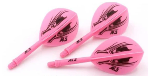 ROST AK5 Rose Motif Tribal - Teardrop - Taille M - Lot de 3