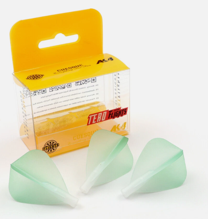 TERO AK4 Ailettes Vert dégradé - Kite - Lot de 3