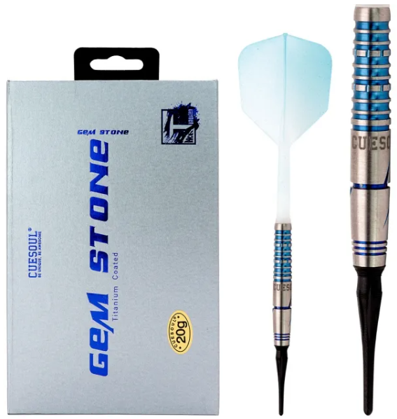 Gem Stone Blue 20g - 90% Tungsten - Pointe Souple