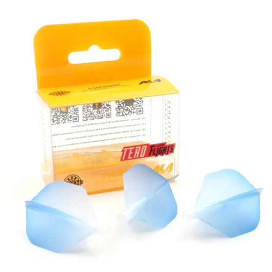 TERO AK4 Ailettes Bleu dégradé - Standard - Lot de 3