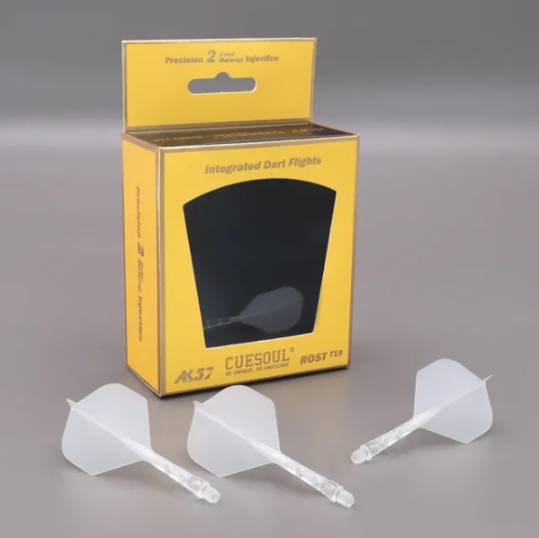 ROST T19 avec tige tranparente intégrée et aillettes Ice - Standard - Lot de 3