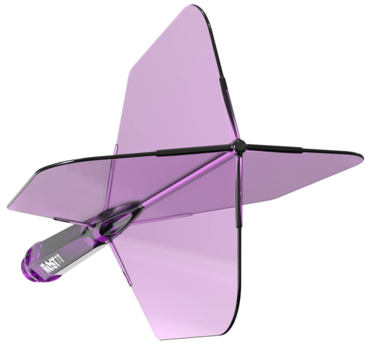 ROST 77 Violet Transparent - Big Wing - Lot de 3