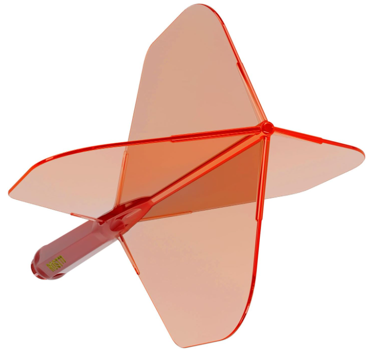 ROST 77 Rouge Transparent - Standard - Lot de 3