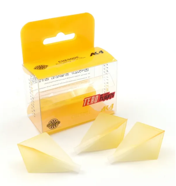 TERO AK4 Ailettes Jaune dégradé - Diamond - Lot de 3