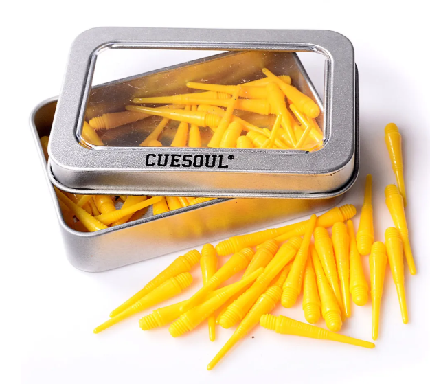 Pointes Souple 2BA Jaune - Boite en métal de 100 pièces