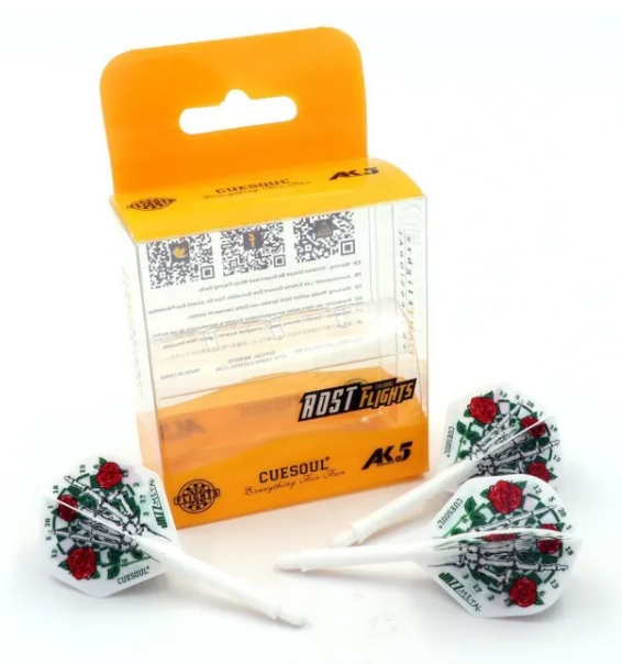 ROST AK5 Blanc Motif Rose - Standard - Taille M - Lot de 3