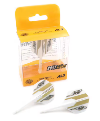 ROST AK5 Blanc Motif Golden Pattern - Standard - Taille M - Lot de 3