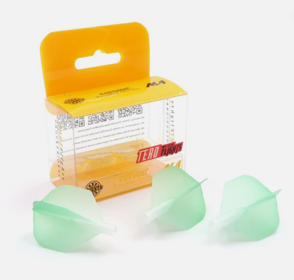 TERO AK4 Ailettes Vert dégradé - Standard - Lot de 3