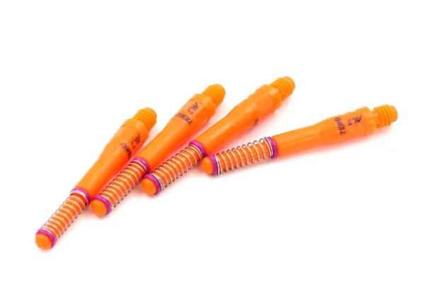 TERO AK7 Tiges Orange à ressort intégré - Standard - Lot de 4