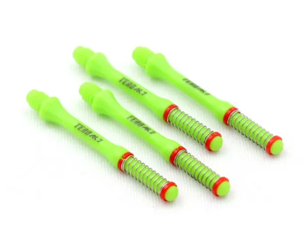 TERO AK7 Tiges Vert à ressort intégré - Slim - Lot de 4