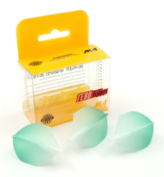 TERO AK4 Ailettes Vert Foncé dégradé - Shield - Lot de 3