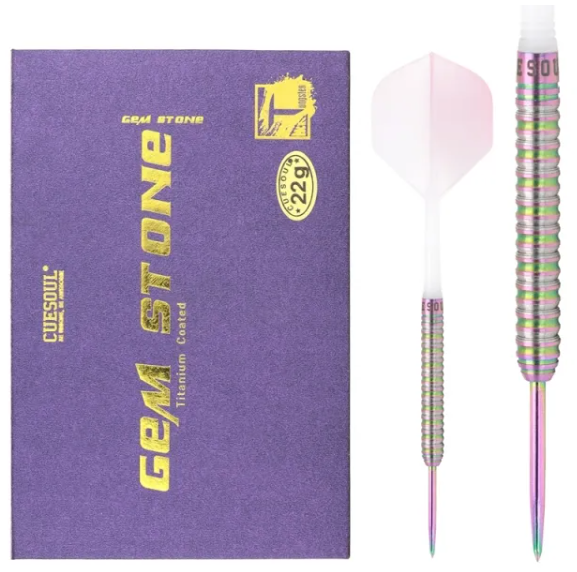 Gem Stone Pink 22g - 90% Tungsten - Pointe Acier