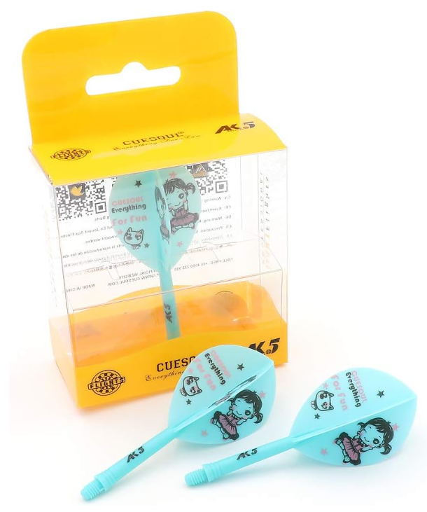 ROST AK5 Bleu Motif Girl - Teardrop - Taille M - Lot de 3