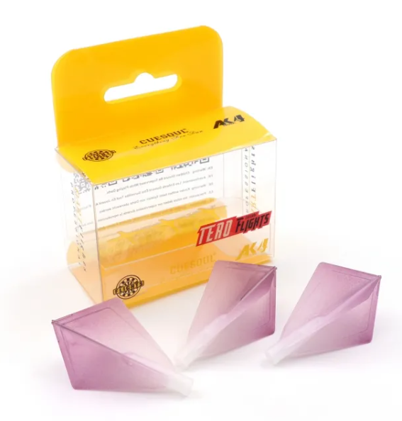 TERO AK4 Ailettes Violet dégradé - Diamond - Lot de 3