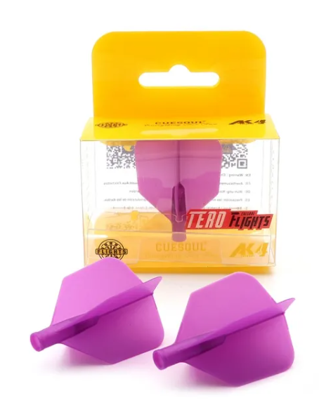 TERO AK4 Ailettes Violet - Big Wing - Lot de 3