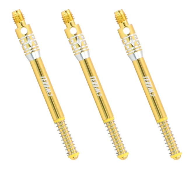 TERO AK7 Tiges en Aluminium Golded à ressort intégré - Standard - Lot de 3