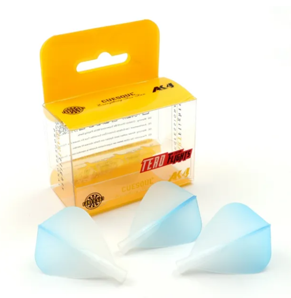 TERO AK4 Ailettes Bleu dégradé - Kite - Lot de 3