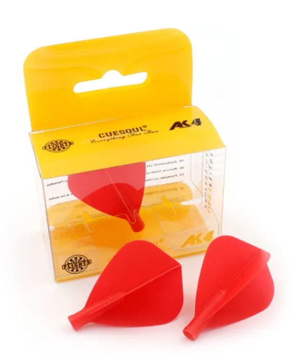 TERO AK4 Ailettes Rouge - Kite - Lot de 3