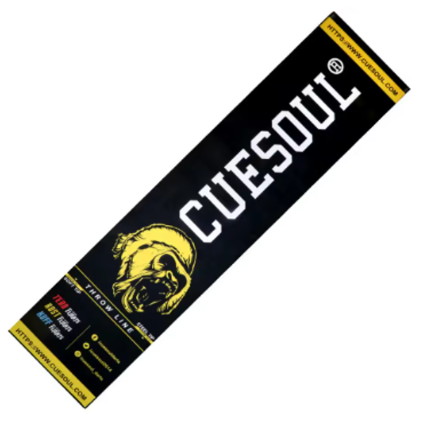 Tapis CUESOUL avec ligne de lancer officielle Pointes Souples et Acier - King Kong