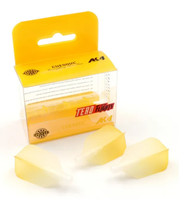 TERO AK4 Ailettes Jaune dégradé - Slim - Lot de 3