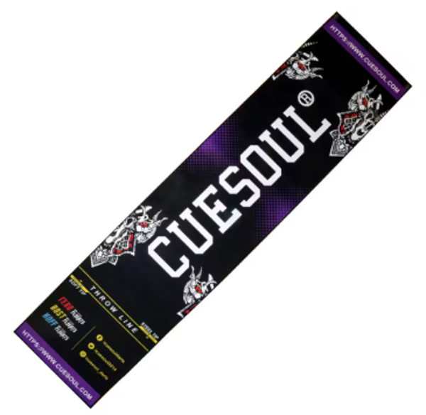 Tapis CUESOUL avec ligne de lancer officielle Pointes Souples et Acier - Demon