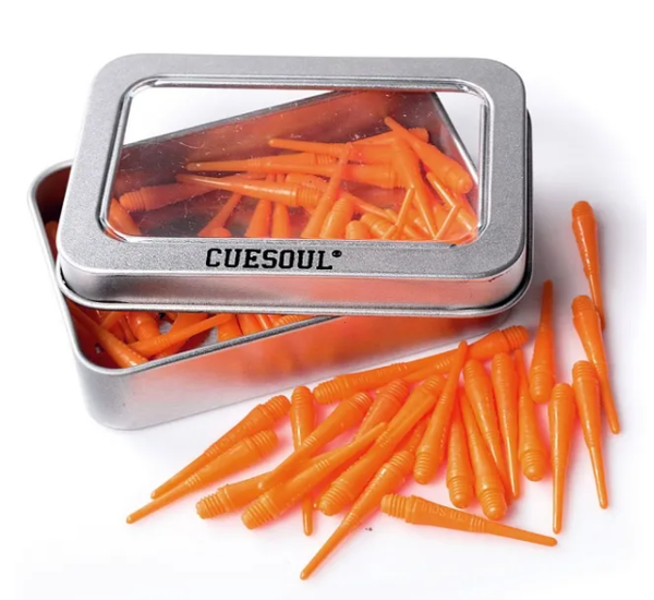 Pointes Souple 2BA Orange - Boite en métal de 100 pièces