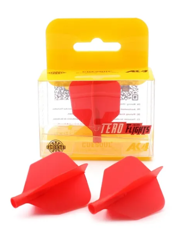 TERO AK4 Ailettes Rouge - Big Wing - Lot de 3